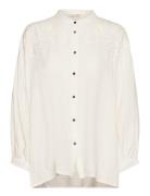 Danielle Shirt Tops Shirts Long-sleeved White ODD MOLLY