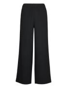 Slftinni-Relaxed Mw Wide Pant N Noos Bottoms Trousers Wide Leg Black S...