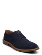 2490 Shoes Business Laced Shoes Navy TGA By Ahler