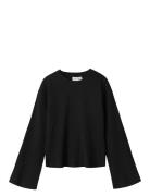 Nkfkalo Ls Short Top Tops Knitwear Pullovers Black Name It