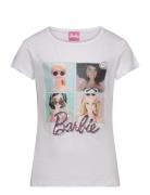 Tshirt Tops T-shirts Short-sleeved White Barbie
