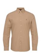 Douglas Shirt-Slim Fit Designers Shirts Casual Beige Morris