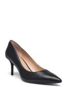 Lanette Leather Pump Shoes Heels Pumps Classic Black Lauren Ralph Laur...