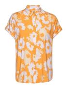 Majan Ss Shirt Aop 9942 Tops Shirts Short-sleeved Multi/patterned Sams...
