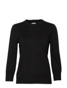 Mersin Knit Tee Tops Knitwear Jumpers Black Minus