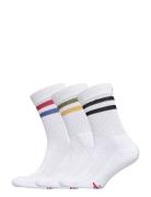 Tennis Crew Socks 3-Pack Sport Socks Regular Socks White Danish Endura...