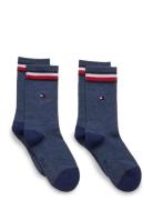 Th Kids Iconic Sports Sock 2P Sokker Strømper Blue Tommy Hilfiger