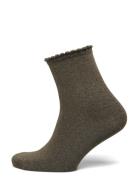 Pcsebby Glitter Long 1P Socks Noos Bc Lingerie Socks Regular Socks Gre...