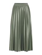 Vinitban Midi Skirt - Noos Knelangt Skjørt Khaki Green Vila