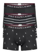 Bci Cotton/Elastane-3Pk-Trn Boksershorts Black Polo Ralph Lauren Under...