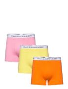 Classic Stretch-Cotton Trunk 3-Pack Boksershorts Yellow Polo Ralph Lau...