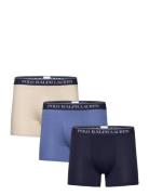 Stretch Cotton Boxer Brief 3-Pack Boksershorts Blue Polo Ralph Lauren ...