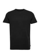 Bamboo Tee Tops T-shirts Short-sleeved Black Resteröds