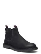Jfwleyton Leather Støvletter Chelsea Boot Black Jack & J S