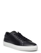 Theodor Leather Sneaker Lave Sneakers Black Les Deux