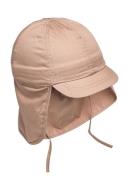 Summer Hat W. String Solhatt Beige En Fant