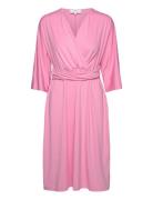 Dress Knelang Kjole Pink Rosemunde
