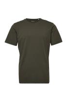 Agnar Basic T-Shirt - Regenerative Tops T-shirts Short-sleeved Green K...