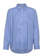 Onltokyo L/S Linen Blend Shirt Pnt Noos Tops Shirts Long-sleeved Blue ...