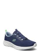 Womens D'lux Comfort - Easy Street Lave Sneakers Blue Skechers
