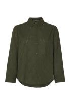Slwillie Shirt Ls Tops Shirts Long-sleeved Green Soaked In Luxury