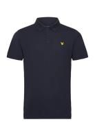 Golf Tech Polo Shirt Tops Polos Short-sleeved Navy Lyle & Scott Sport