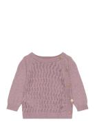 Nbfnina Ls Wrap Knit Lil Tops Knitwear Pullovers Pink Lil'Atelier