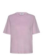 Jo Tammy Tee Tops T-shirts & Tops Short-sleeved Purple MSCH Copenhagen