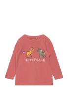 Nmfnela Ls Top Tops T-shirts Long-sleeved T-shirts Pink Name It