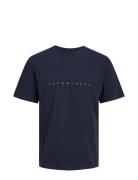 Jjestar Jj Tee Ss Noos Tops T-shirts Short-sleeved Navy Jack & J S