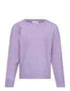 Vmdoffy Ls O-Neck Blouse Ga Girl Noos Tops Knitwear Pullovers Purple V...