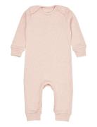 Melange Full Body Romper Langermet Bodysuit Pink Copenhagen Colors