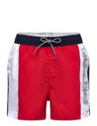 Jpstfiji Jjswim Colorblocking Ly Jnr Badeshorts Red Jack & J S