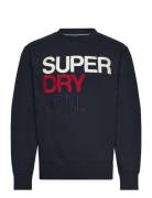 Brand Mark Sweatshirt Tops Sweat-shirts & Hoodies Sweat-shirts Navy Su...