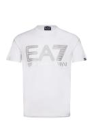 T-Shirt Tops T-shirts Short-sleeved White EA7