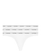 3 Pack Thong Stringtruse Undertøy White Calvin Klein