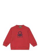 Sweater L/S Tops Sweat-shirts & Hoodies Sweat-shirts Red United Colors...