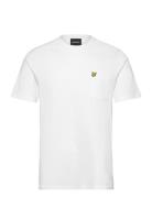 Pocket T-Shirt Tops T-shirts Short-sleeved White Lyle & Scott