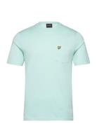 Pocket T-Shirt Tops T-shirts Short-sleeved Blue Lyle & Scott