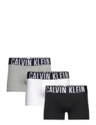 Trunk 3Pk Boksershorts Black Calvin Klein