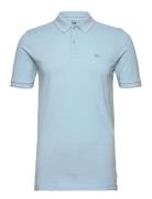 Pique Polo Tops Polos Short-sleeved Blue Lee Jeans
