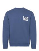 Crew Sws Tops Sweat-shirts & Hoodies Sweat-shirts Blue Lee Jeans