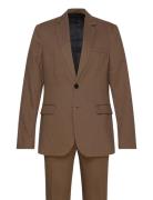 Linobbcarlaxel Suit Dress Brown Bruuns Bazaar