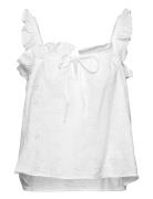 Top Camisole Broderie Anglaise Topp White Lindex