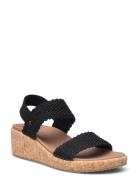 Womens Arch Fit Beverlee Sandal Med Hæl Black Skechers