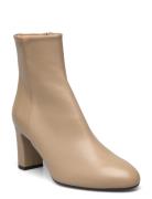 Booties Shoes Boots Ankle Boots Ankle Boots With Heel Beige Billi Bi