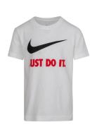 Nkb Swoosh Jdi Ss Tee Sport T-shirts Short-sleeved White Nike