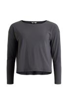 Vigga Tee Loose Shirt Tops T-shirts & Tops Long-sleeved Black Rethinki...