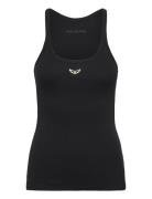 Alba Hj Wings Bijoux Tops T-shirts & Tops Sleeveless Black Zadig & Vol...