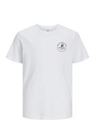 Jjeswift Tee Ss Noos Jnr Tops T-shirts Short-sleeved White Jack & J S